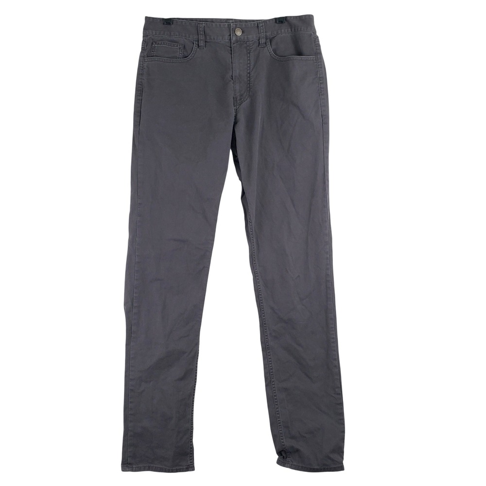 Vineyard Vines Canvas Pants Mens 31x34 Grey Straight Leg Casual Preppy Classic